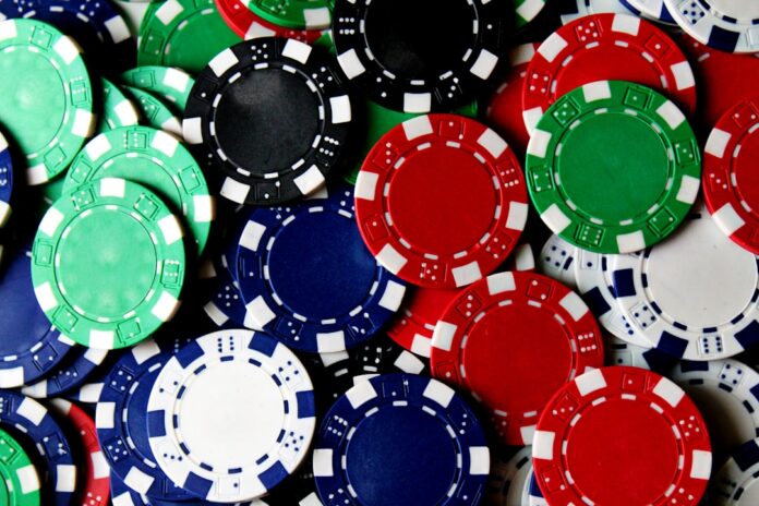 Chips in a casino